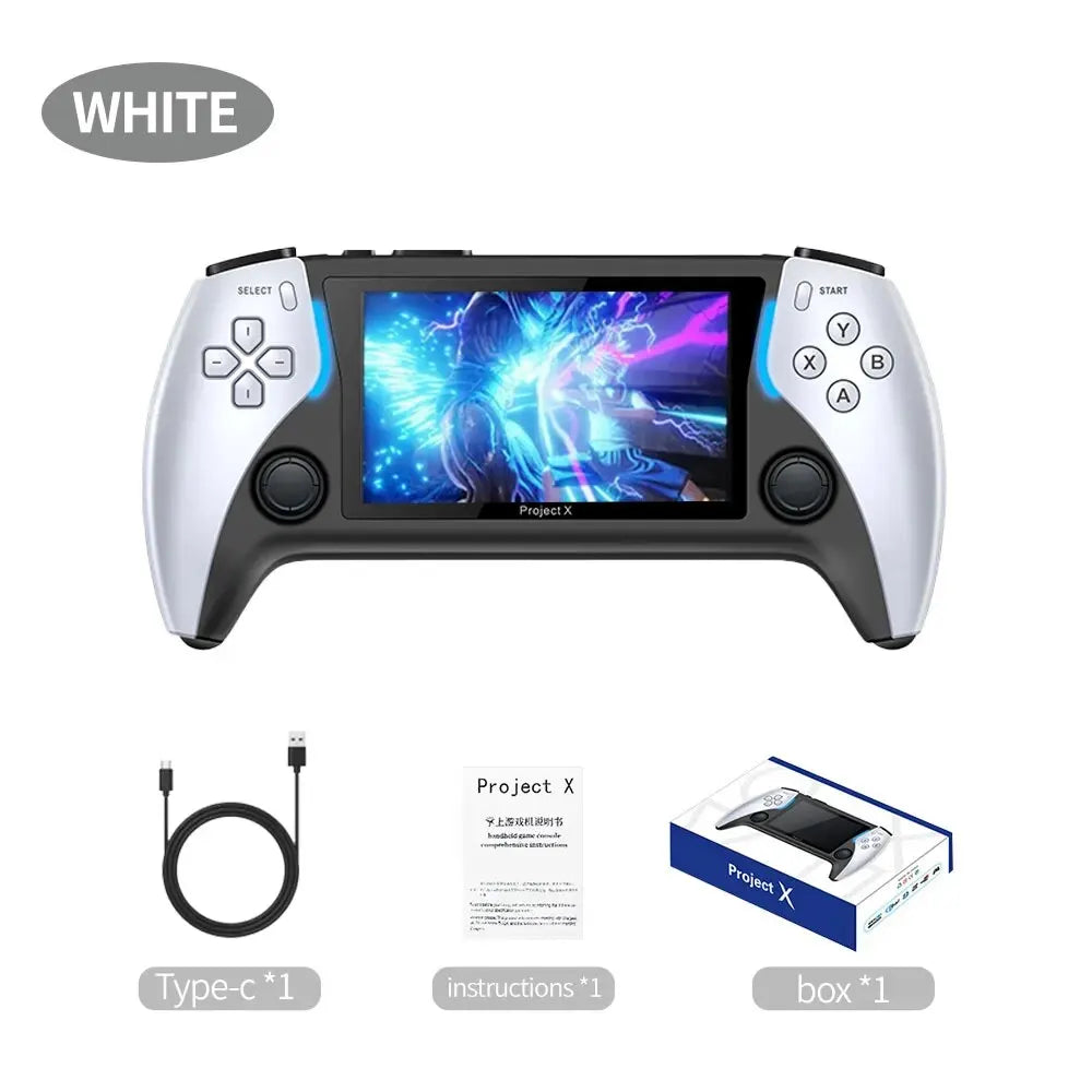 Coopreme New Project X 4.3 Inch High-Defintion Ips Screenhandheld Game Console Supports Ps1 Arcade Hd Output For Dual Joystick