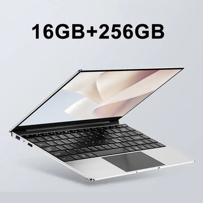 14.1" Ultra Slim Laptop 16GB RAM 2TB SSD Intel N3700 Notebook Gamer  1920*1080  Display Office Study Computer PC Windows 11 Pro