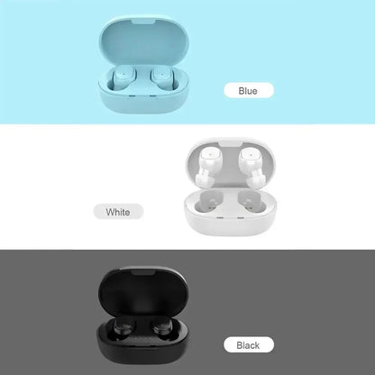 NEW A6S Wireless Bluetooth Headset With Microphones Sports Earbuds Earphones Noise-cancelling Earplug Mini Headphones Hands-free