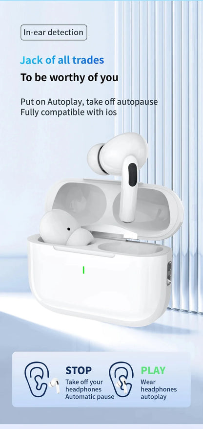 Air Pro Wireless Bluetooth Earphones Headphones HiFi Sound Low Latency Noise Reduction Earbuds for IPhone Android