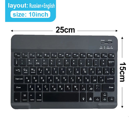 Bluetooth Wireless Keyboard Mini Keyboard For MacBook iPad  2.4G Rechargeable Gaming Receiver For Android iOS Windows