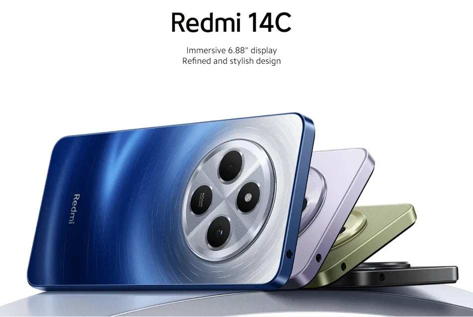 Xiaomi Redmi 14C NFC smartphones MediaTek Helio G81-Ultra 6,88 screen 120 Hz dual camera with IA 50 MP