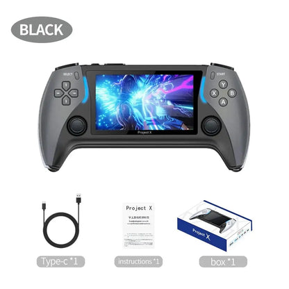 Coopreme New Project X 4.3 Inch High-Defintion Ips Screenhandheld Game Console Supports Ps1 Arcade Hd Output For Dual Joystick