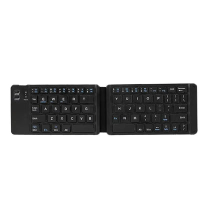 Folding Bluetooth Keyboard For IPAD Mobile Tablet Notebook Portable Office Mini Wireless Keyboard Storage Three Systems Universa