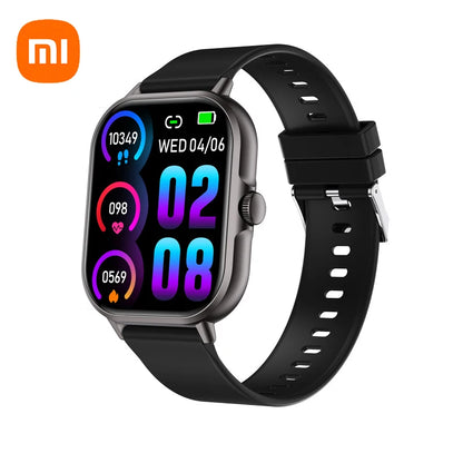 Xiaomi Smart Watch 2025 Android Gift Bluetooth Call Smartwatch 2024 Touch Dial Music Fitness Tracker Sports Watches + Earphone