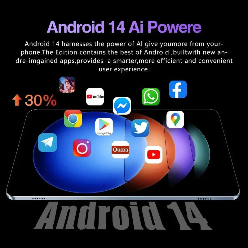 2025 Global Mi 11 inch tablet Android 14 Pad 6S Pro 16GB 1TB Snapdragon 8 Gen2 4K HD 5G WIFI Bluetooth WPS 20000mAh tablets Tab