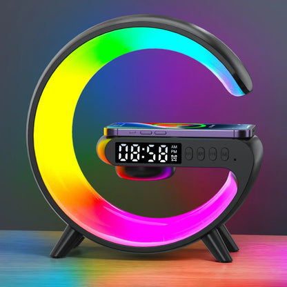 Original Google Multifunction Bluetooth Speaker TF RGB Night Light 15W Wireless Charger Stand for iPhone Samsung Xiaomi Fast Charging Station