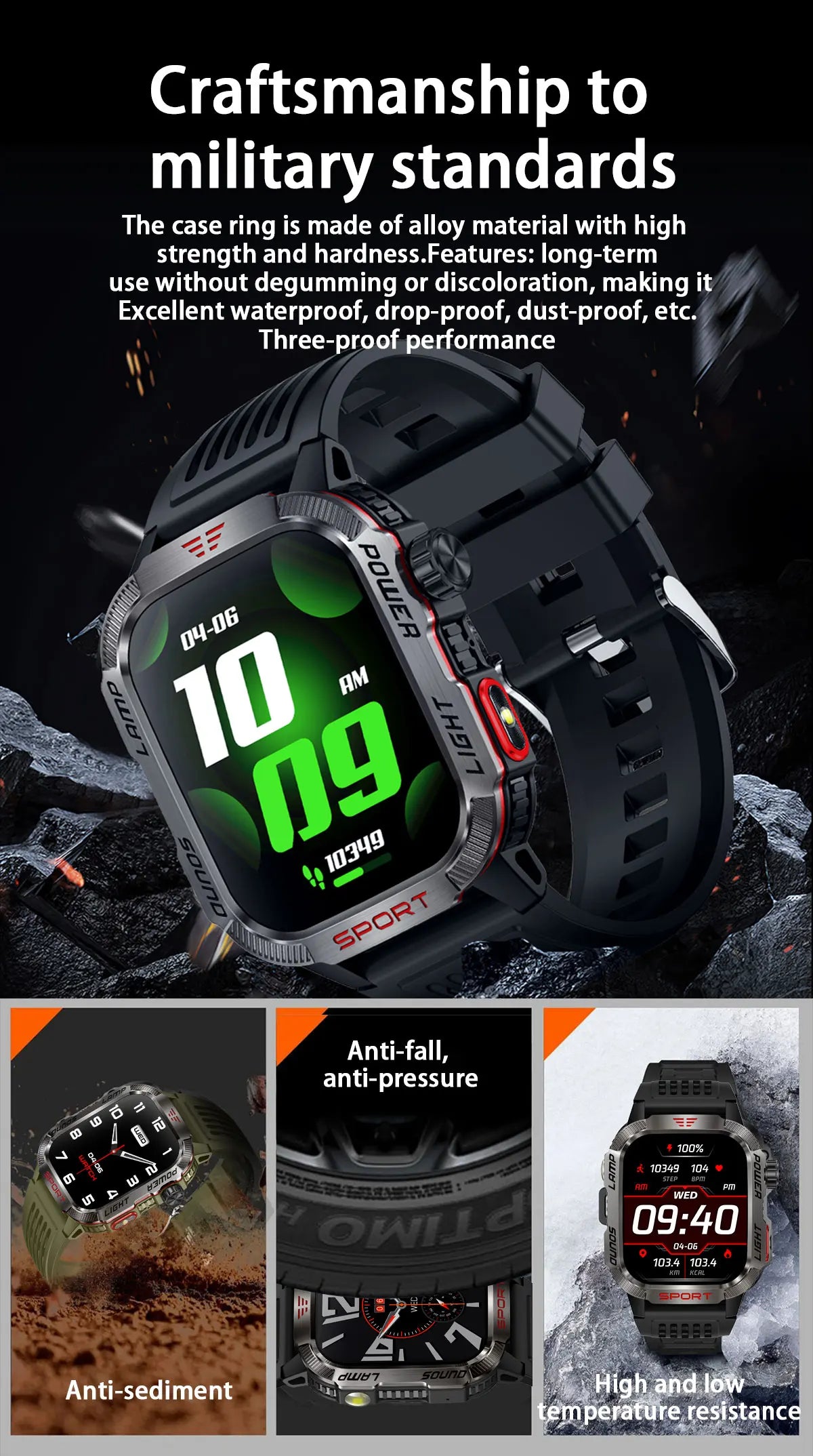 2024 New For Xiaomi Outdoor Smart Watch Men 2.01-Inch HD AMOLED Screen GPS Compass 600 Mah Battery Bluetooth Call SmartWatches