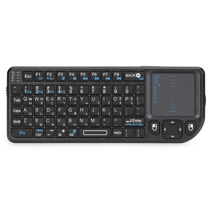 Rii X1 2.4GHz Mini Wireless Keyboard English/ES/FR Keyboards with TouchPad for Android TV Box/PC/Laptop