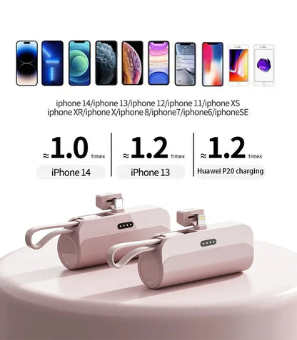 Xiaomi Mini Wireless Power Bank 30000mAh Capsule Large Capacity Portable Fast Charging External Battery For iPhone Type-c New