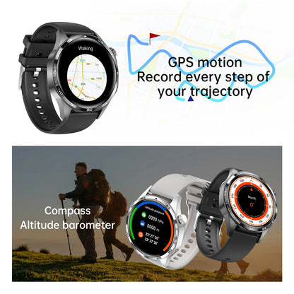 For HUAWEI IOS Outdoor Sport GPS Smart Watch Men 1.53-inch HD AMOLED Screen IP68 Waterproof Bluetooth Call NFC Smartwatch 2024