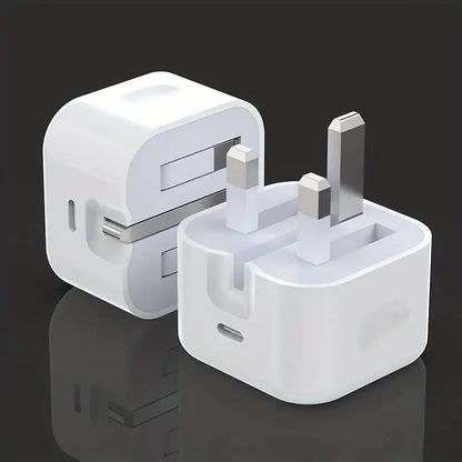 Original UK USB C Charger For iPhone 15 14 13 Pro QC3.0 Quick Charge PD 25W Type C Fast Charging Travel Wall Charger Power Adapter