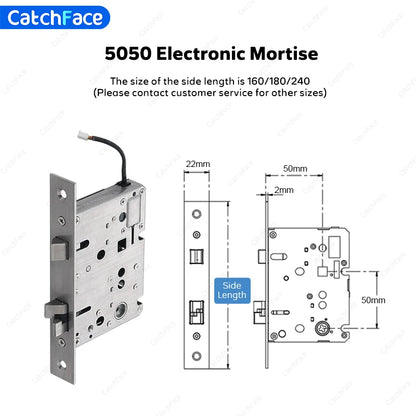 Automatic Electronic Fingerprint Biometric Frosted Panel Digital Smart Door Lock WiFi TUYA APP Password IC Card Security