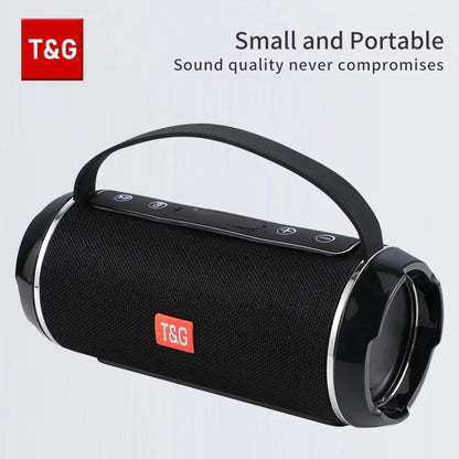 Bluetooth Speaker TG116c TWS Wireless Powerful Box Portable Outdoor Speakers Waterproof Subwoofer 3D Stereo Sound HandsFree Call