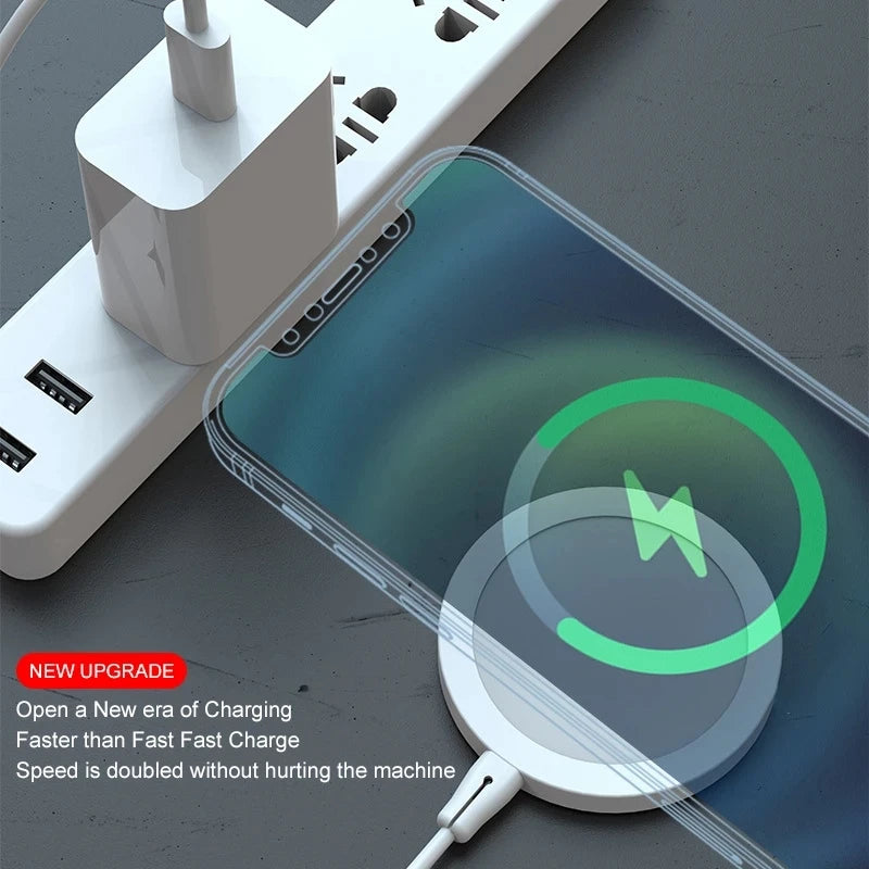 30W Magnetic Chargers Type C Fast Wireless Charger Pad Stand For Magsafe IPhone 16 15 14 13 12 Pro Max PD Phone Charging Dock