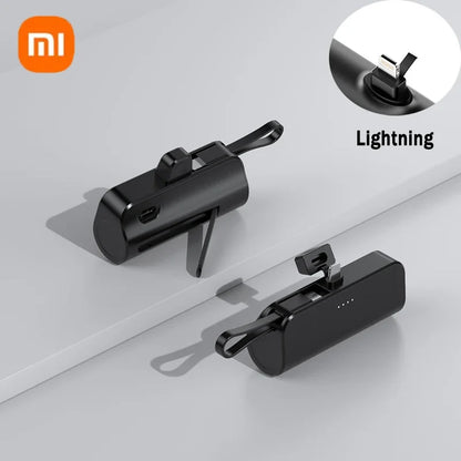 Xiaomi Mini Wireless Power Bank 30000mAh Capsule Large Capacity Portable Fast Charging External Battery For iPhone Type-c New