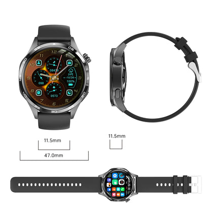 For HUAWEI IOS Outdoor Sport GPS Smart Watch Men 1.53-inch HD AMOLED Screen IP68 Waterproof Bluetooth Call NFC Smartwatch 2024