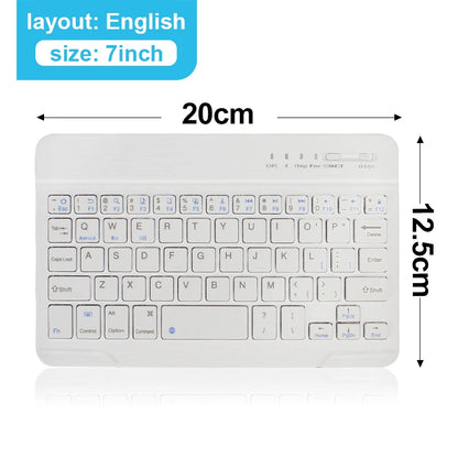 Bluetooth Wireless Keyboard Mini Keyboard For MacBook iPad  2.4G Rechargeable Gaming Receiver For Android iOS Windows