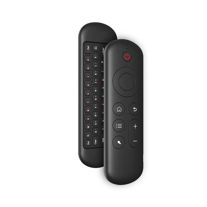 2.4GHz Wireless M5 Air Mouse Bluetooth5.2 Mini Keyboard Voice Backlit Remote Control IR Learning Remote Control for PC Android