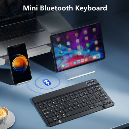 Bluetooth Wireless Keyboard Mini Keyboard For MacBook iPad  2.4G Rechargeable Gaming Receiver For Android iOS Windows