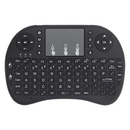 Backlit Mini Wireless Keyboard Spanish French Azerty Russian Portuguese Brazil Language Air Mouse With Touchpad N RGB PC TV Box